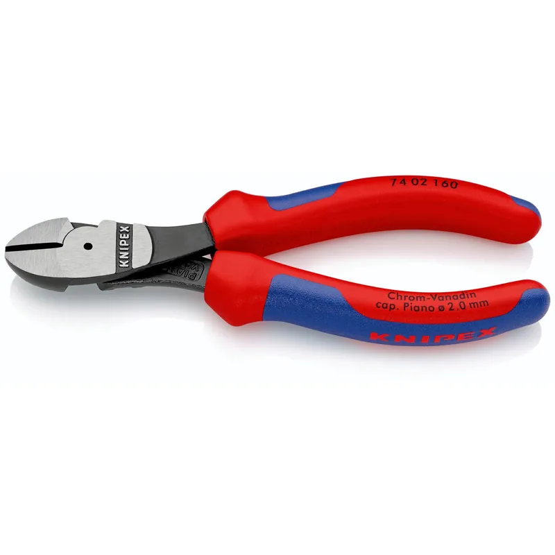 Neue Kollektion KNIPEX Kraft-Seitenschneider 160 mm, Comfort Griffe