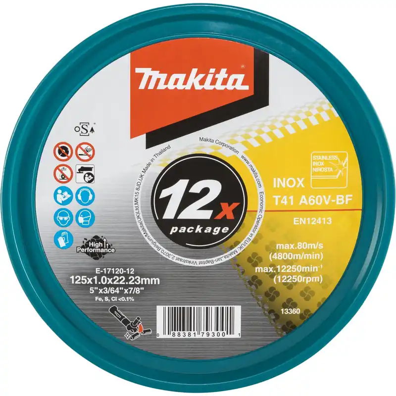 Makita Trennscheibe INOX 125x1,0mm Abverkauf