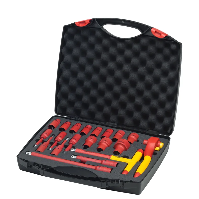 Neu Im Sortiment Wiha Ratschenschlüssel Set 1/2" 21-tlg. inkl. Koffer