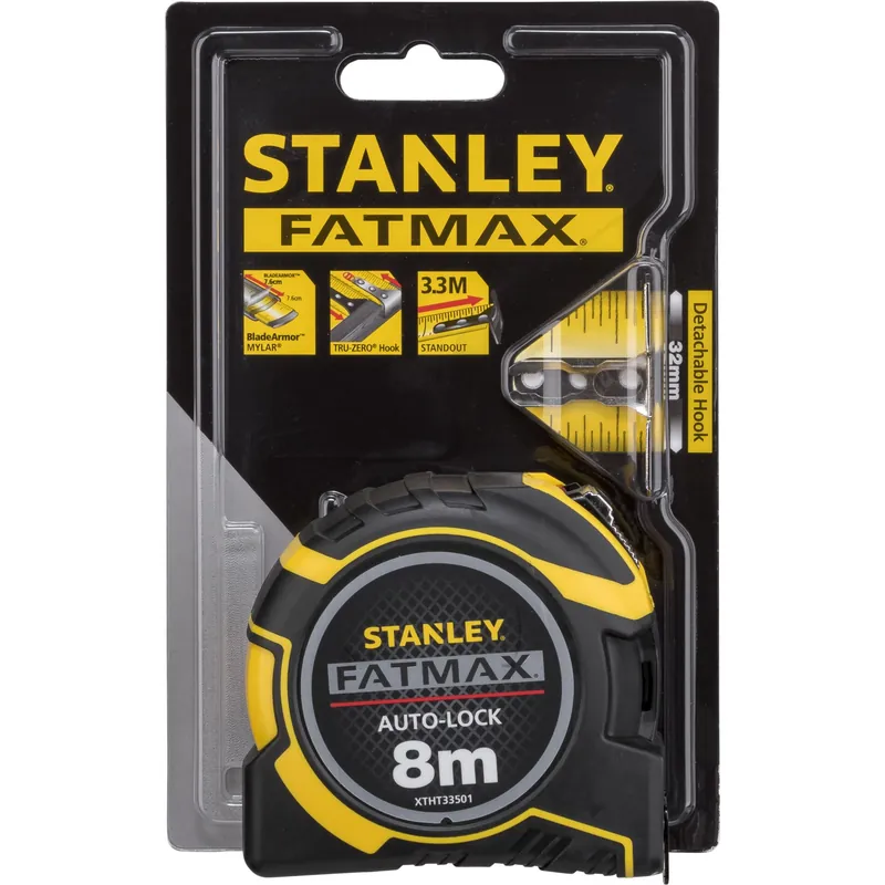 Stanley Bandmaß FatMax Pro Autolock 8m/32mm Sichere Zahlung