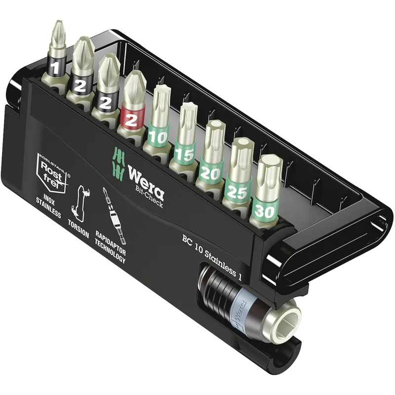 Wera Bit-Check 10 Stainless 1 Bits-Sortiment Günstig