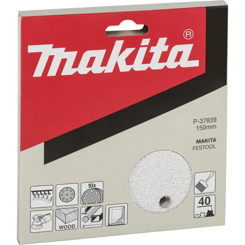 Makita Schleifpap. Kl. 150mm K40 Echt