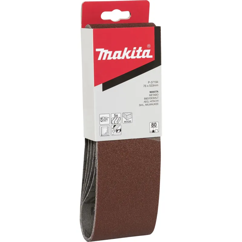 Expressversand Makita Schleifband 76x533mm K80