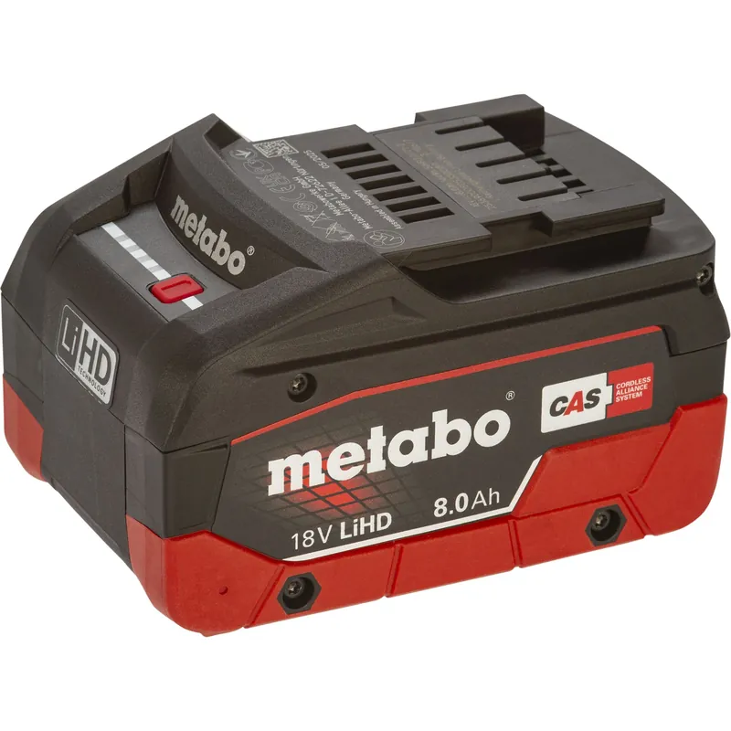 Metabo 18V 8,0Ah LiHD Akku-Pack Highlight