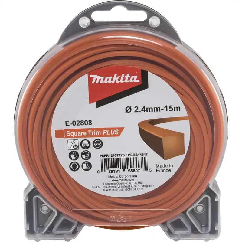 Makita Mähfaden 4kant 2,4mmx15m Preisknaller