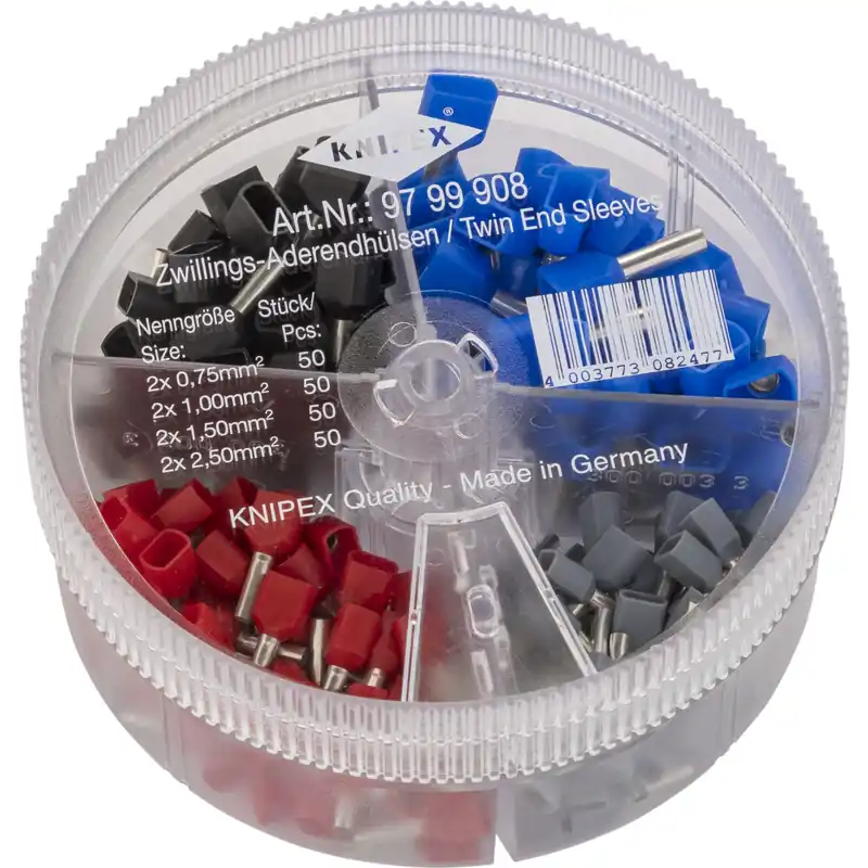 Sale KNIPEX Sortiment isol. Zwillings-Aderendhülsen