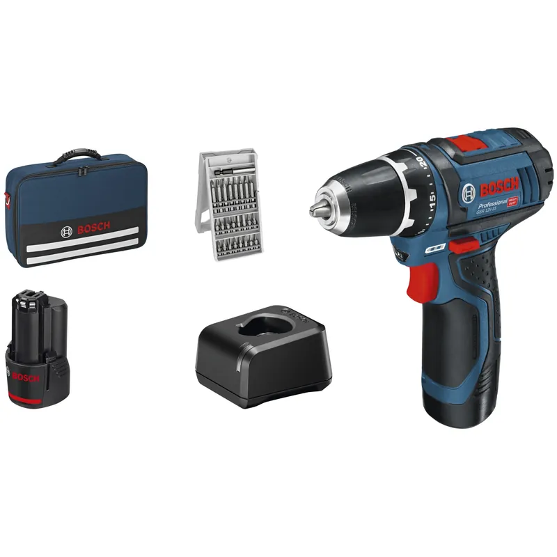Preisreduziert Bosch GSR 12V-15 Professional Akku-Bohrschrauber