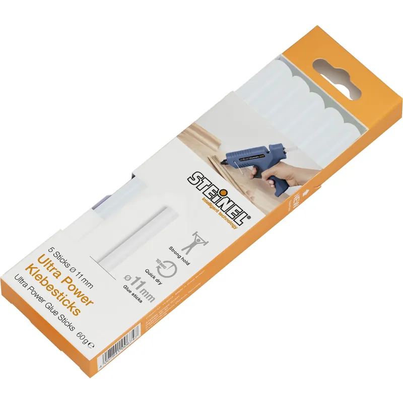 Neuheit 1x5 Steinel Klebesticks 11mm Ultra Power 60G