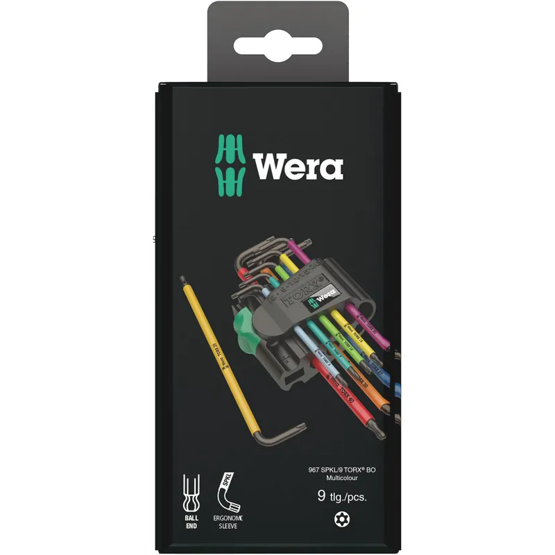 Bestpreis Wera 967/9 TX BO Winkelschlüsselsatz Blacklaser
