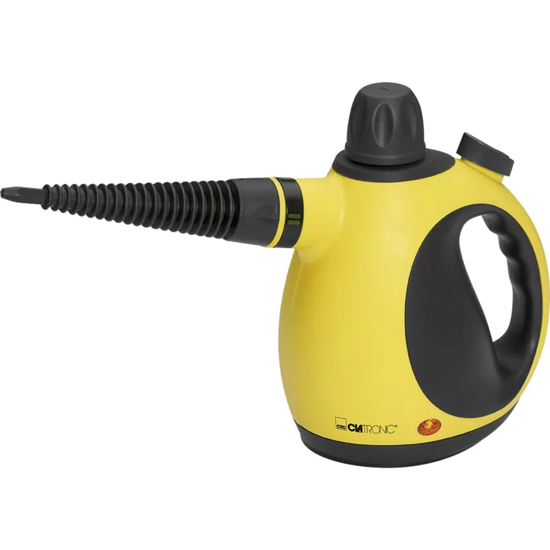 Super-Preis Clatronic DR 3653 gelb-schwarz Dampfreiniger 9 fach Zubehör