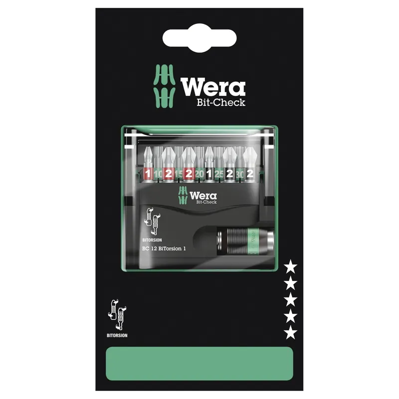 Direkt Vom Hersteller Wera Bit-Check 12 BiTorsion 1