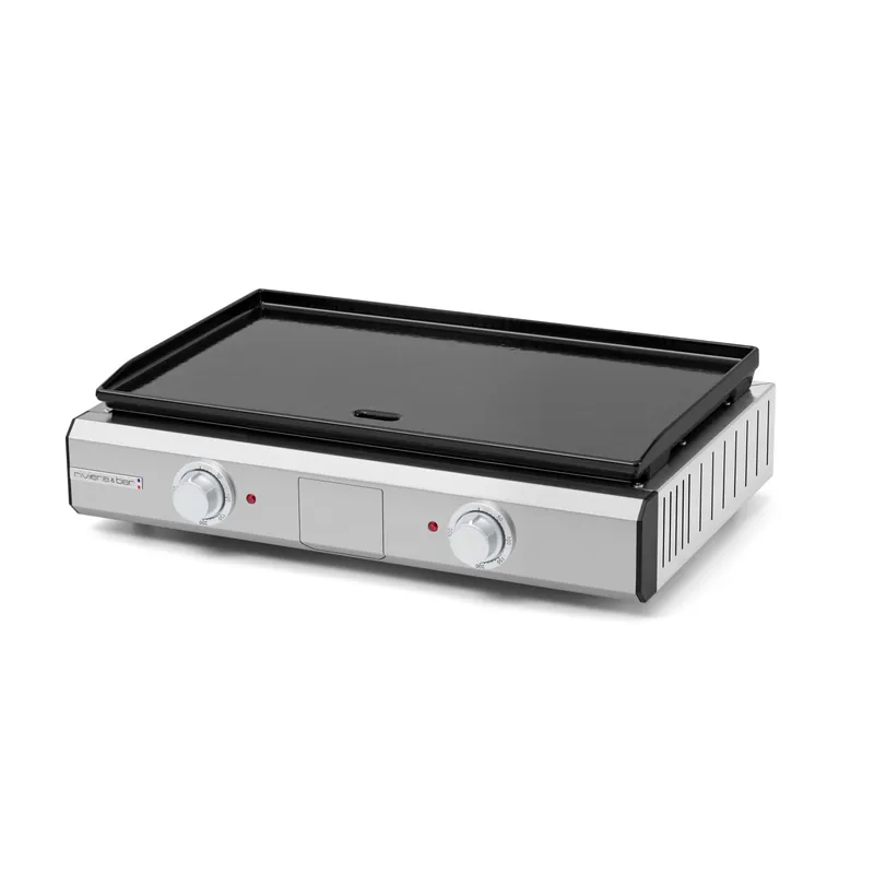 riviera&bar Plancha Grill Pro Enamelle 2 Zones - OUTDOOR Top-Angebot