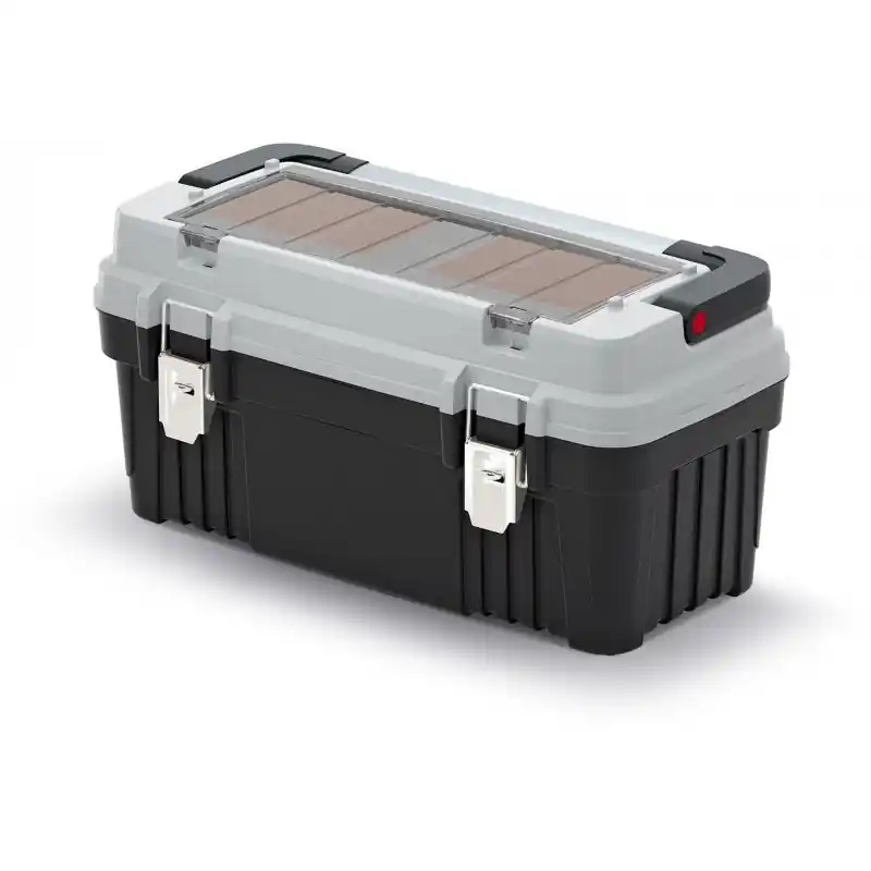 Angebot Kistenberg OPTIMA Multifunktionale WerkzeugKiste 54x27,8x26,9cm, grau KOPA5530BM-4C