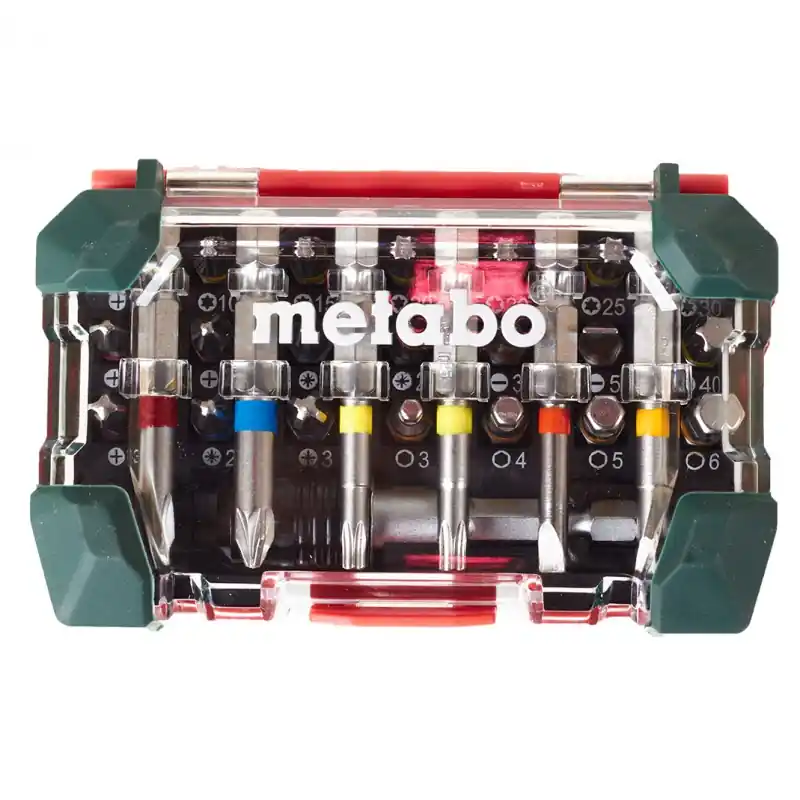 Wochenendangebot Metabo Bit-Box SP, 29-teilig + Mini Flash light 626721000