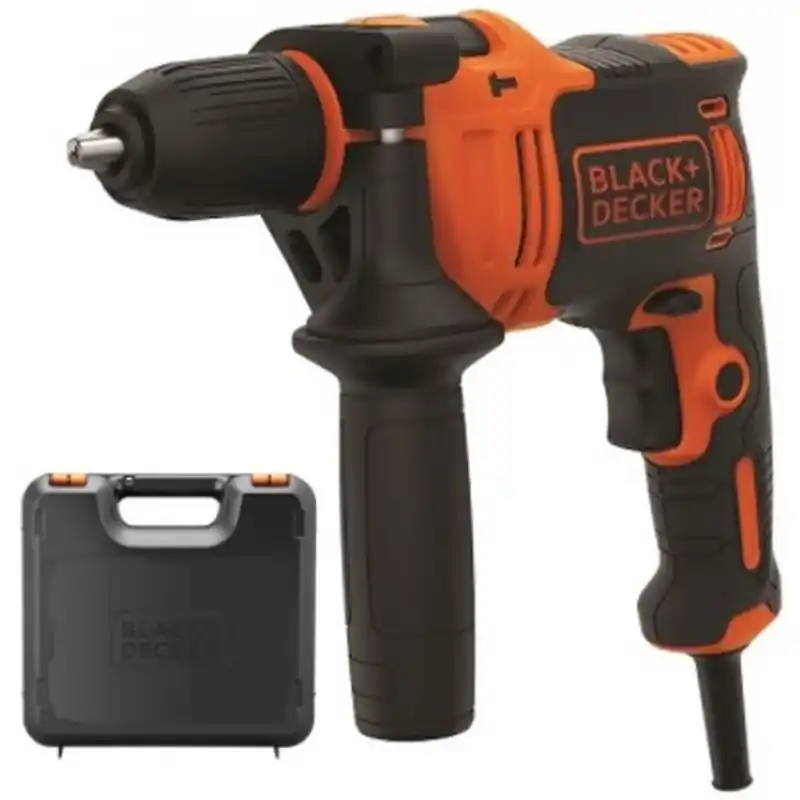 Black & Decker BEH710K-QS Elektro-Schlagbohrmaschine (23,3Nm/710W), Koffer Letzte Chance