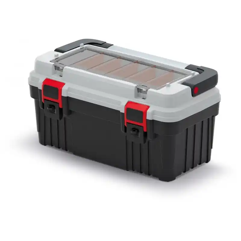 Kistenberg OPTIMA Multifunktionale WerkzeugKiste 47x25,6x23,8cm, grau KOPA5025S-4C Angebot