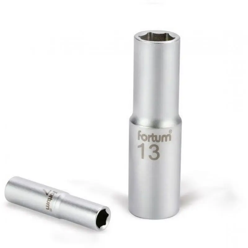FORTUM Stecknuss, 1/2", 17 mm, mattchrom, 77 mm 4700517 Jetzt Bestellen