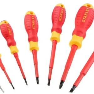 Zertifiziert Stanley STHT60031-0 VDE-Schraubendreher-Satz (Schlitz+PZ+Tester), 7-teilig
