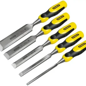 Top-Angebot Stanley 2-16-885 DynaGrip Stechbeitel-Set, 5-teilig (6, 12, 18, 25, 32mm)