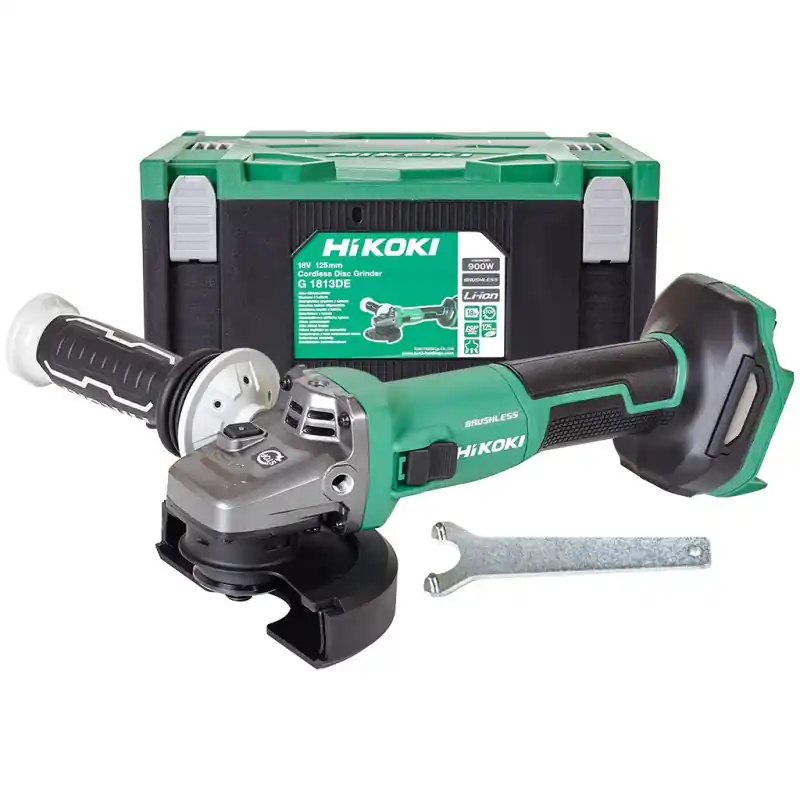 Bestpreis HiKOKI G1813DEW2Z Multivolt Akku-Winkelschleifer (18V/125mm), ohne Akku und Ladegerät