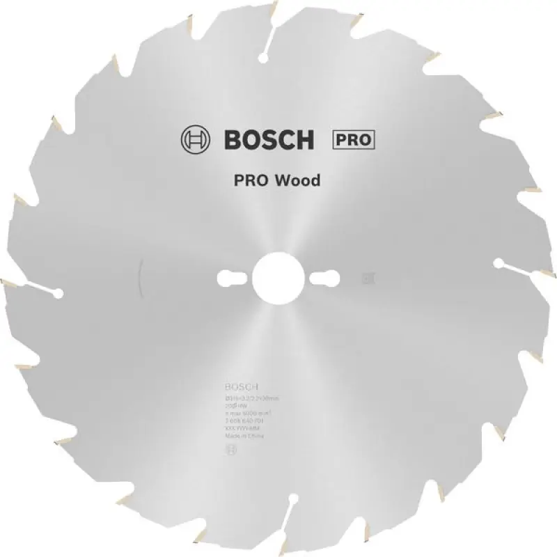 BOSCH PRO Wood Kreissägeblatt, 315 x 3,2 x 30 mm, T20 2608640701 Echt