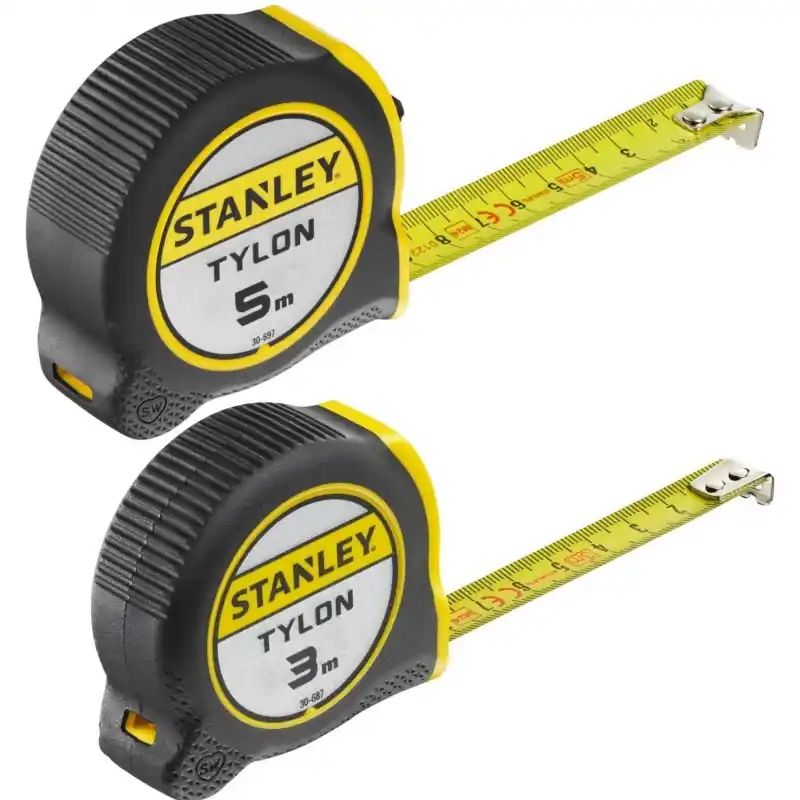 Stanley STHT37260-0 Tylon Bandmaß Doppelpack 3m/12,7mm und 5m/19mm Schnäppchen