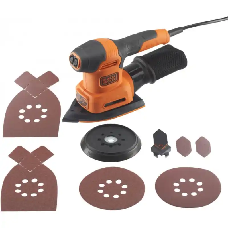 Jetzt Kaufen Black & Decker BEW200-QS Schwingschleifer 4in1 (220W/100x165mm)