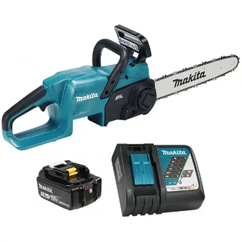 Makita DUC357RTX2 Akku-Kettensäge 350 mm Li-ion LXT 18V/1x5,0Ah Nur Für Kurze Zeit