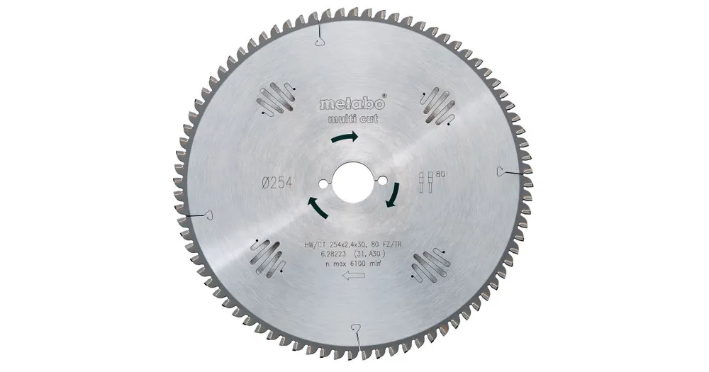 Mega-Angebot METABO Sägeblatt HW/CT 150 x 20 mm, 36 Zähne 628000000