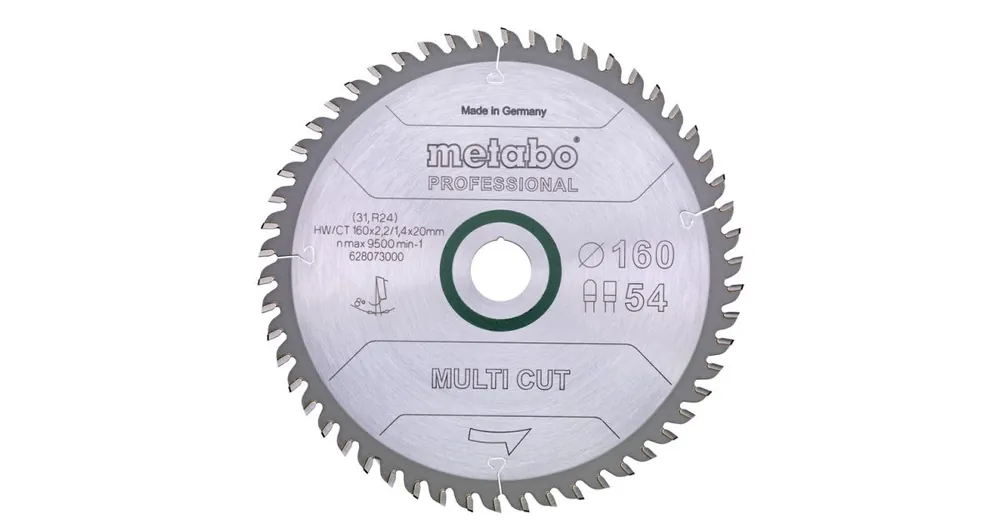 METABO Sägeblatt HW/CT 190 x 30 mm, 36 Zähne 628075000 Preisknaller