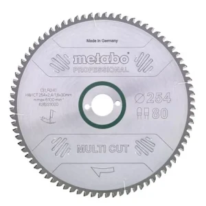 METABO Sägeblatt „Multi Cut – Profi“, 210 x 30 mm, 64 Zähne, 5°neg 628082000 Top-Angebot