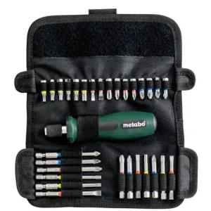 METABO Rolltasche mit Bits (30 Stück) 626726000 Knallerangebot