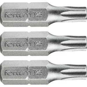 Meistverkauft FORTUM TORX-Spitze, 3er-Set, T 25 x 25 mm, S2 4741425
