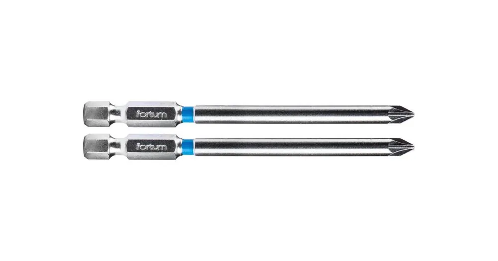 FORTUM Pozidriv-Kreuzbohrer, 2er-Set, PZ 1 x 90 mm, S2 4741321 Knallerangebot