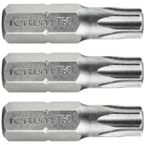 Nur Heute FORTUM TORX-Spitze, 3er-Set, T 30 x 25 mm, S2 4741430