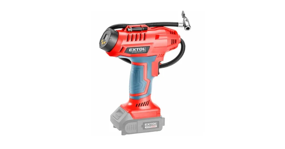 Extol Premium Heim-Akkukompressor SHARE20V, 20V Li-Ion, ohne Akku und Ladegerät 8891875 Markenprodukt