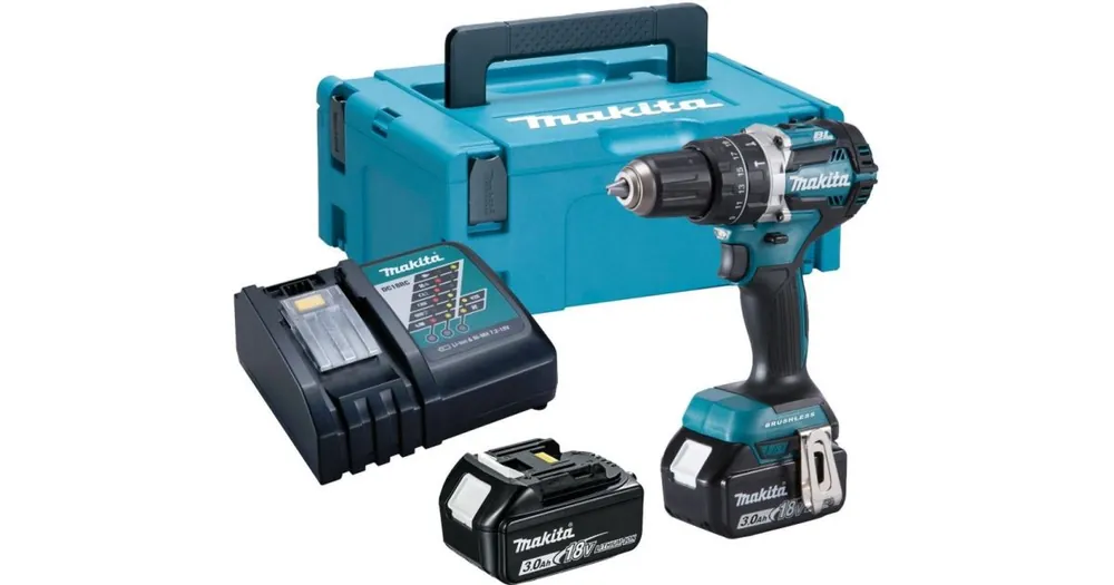 Makita Aku Akku-Schlagschrauber Li-ion LXT 18V 3,0 Ah, Makpac DHP484RFJ Kracherpreis
