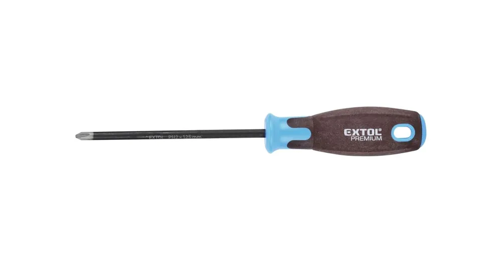 EXTOL PREMIUM Phillips-Schraubendreher PH SUPERGRIP, PH 2x125mm, CrV Schnäppchen