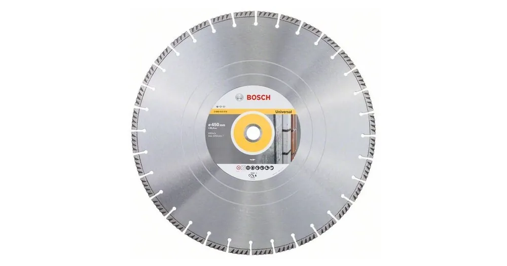Markenprodukt BOSCH Diamanttrennscheibe Standard für Universal 450 × 25,4 450x25,4x3,6x10mm 2608615074