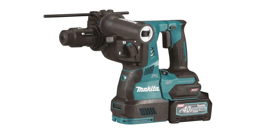 Knallerangebot Makita Akku-Hammer mit austauschbarem Bohrfutter und AWS Li-ion XGT HR002GM202