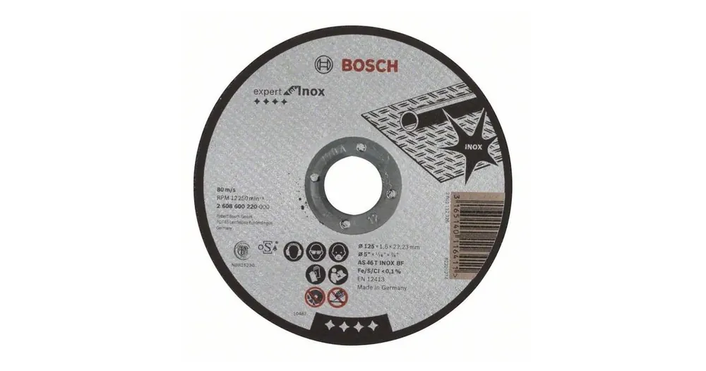 Direktkauf BOSCH Trennscheibe gerade Expert für Inox AS 46 T INOX BF, 125 mm, 1,6 mm 2608600220
