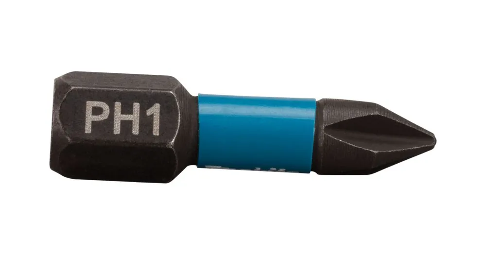 MAKITA Torsionsbit 1/4" IMPACT BLACK PH1, 25 mm 2 Stück B-63600 Finale Aktion