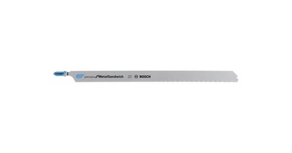 Letzte Chance BOSCH Sägeblatt für oszillierende Sägen T 1018 AFP Precision für Metall-Sandwich (3 Stück) 2608636793
