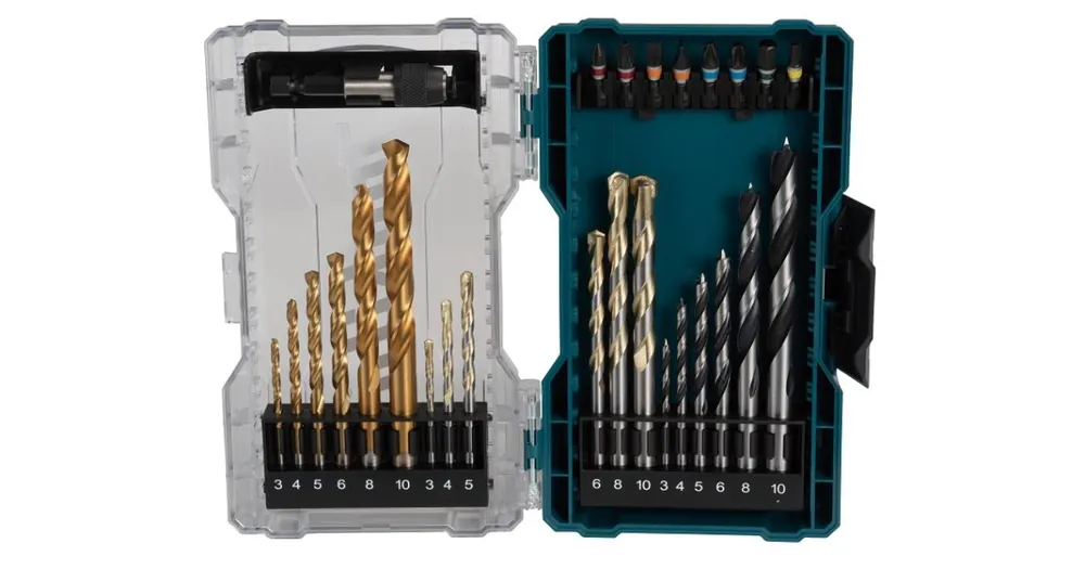 Garantierte Lieferung MAKITA Satz Bits und Bohrer für Holz, Metall und Mauerwerk 27-tlg. E-07032
