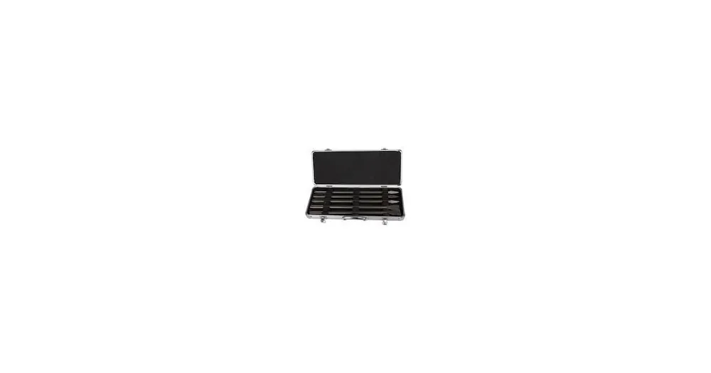 MAKITA-Satz SDS-Max-Meißel im Al-Koffer: 3x Eckzahn 400 mm, 2x Flachmeißel 25x400 mm, 5 Stück D-40618 Top-Seller