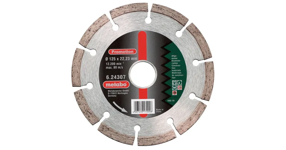 Garantierte Lieferung METABO Diamanttrennscheibe 150x22,23 mm 624308000