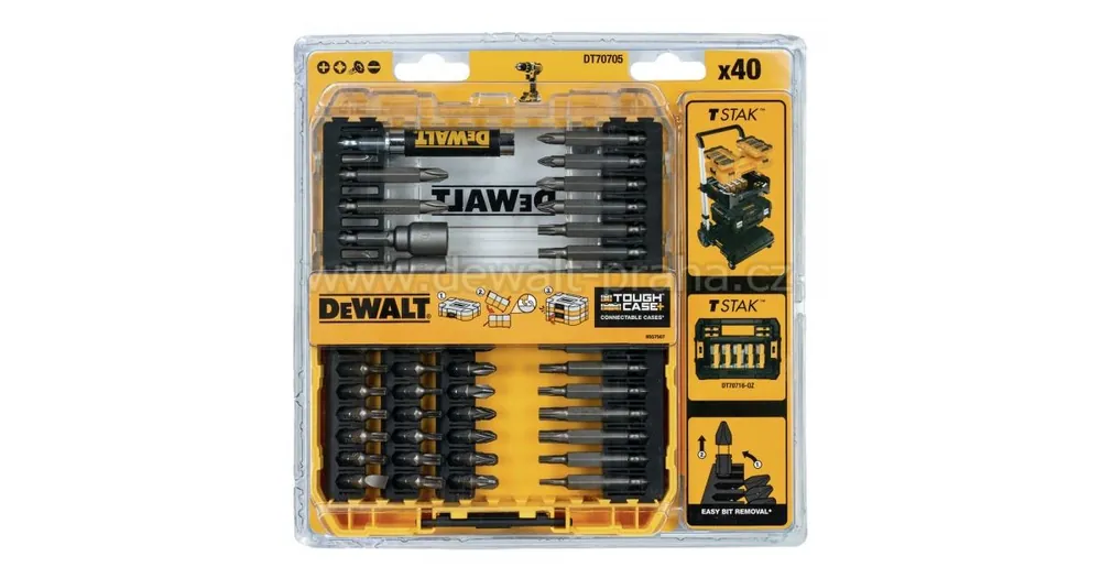 Ausverkauf DeWALT Bit-Set (45 Stück) DT70705
