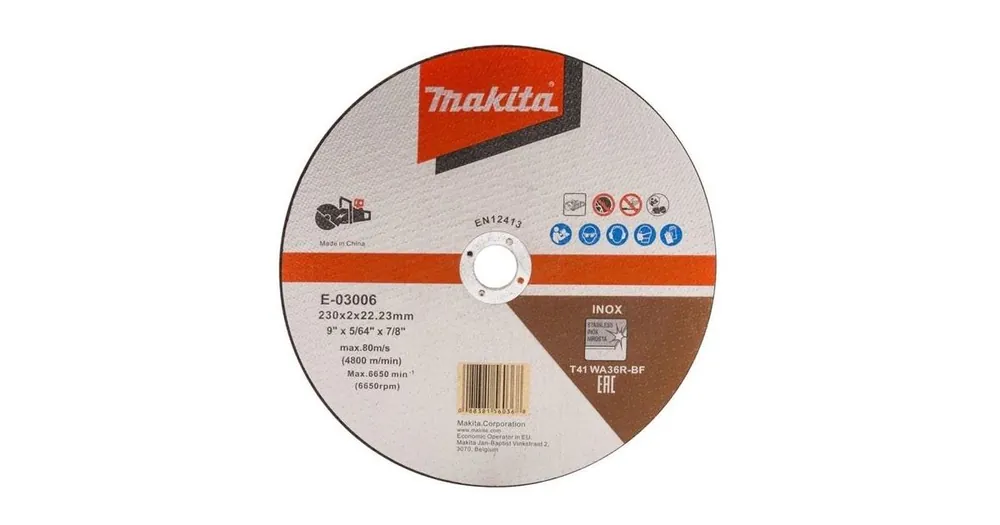 MAKITA Edelstahl-Trennscheibe 230x2,0x22,23 mm E-03006 Preiswert