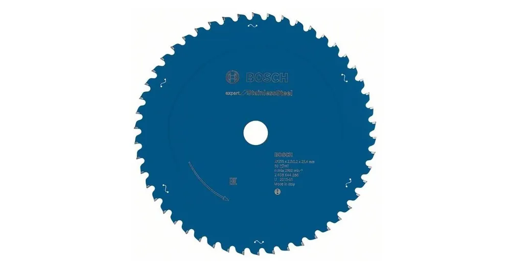 Nur Heute BOSCH Kreissägeblatt Expert für Edelstahl 255 x 25,4 x 2,5 x 50 2608644286