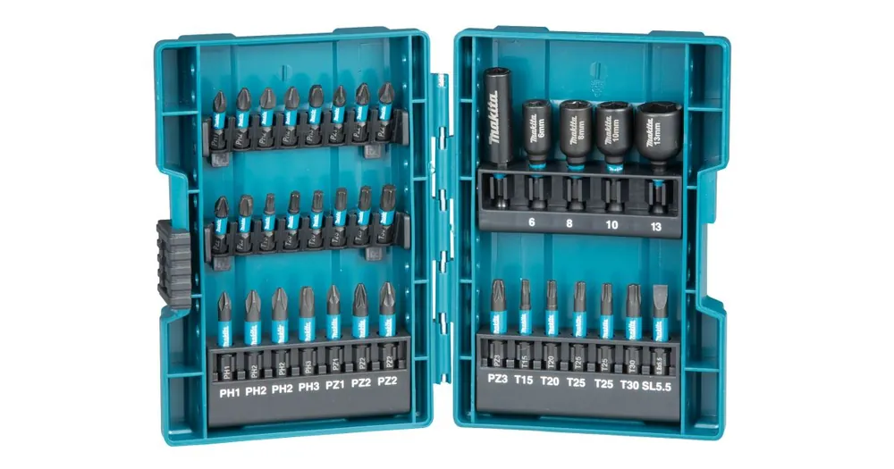 Top-Angebot MAKITA Torsionsbit-Set 1/4" IMPACT SCHWARZ, 35-teilig B-66880